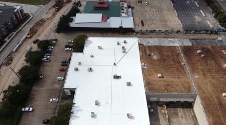 Thermoplastic polyolefin TPO Roofing Houston, TX