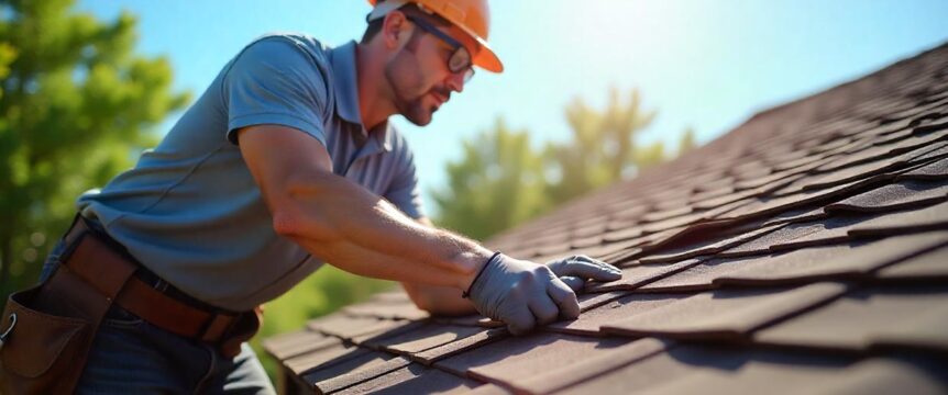 lifted shingle edges