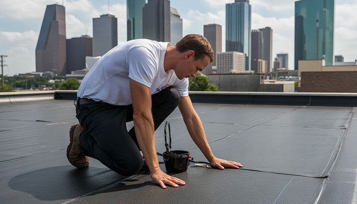 TPO Roofing in Houston