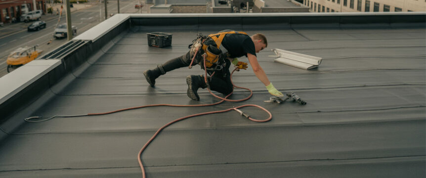 flat roof maintenance company Houston