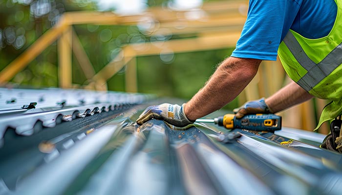 Metal Roof Installation in Houston