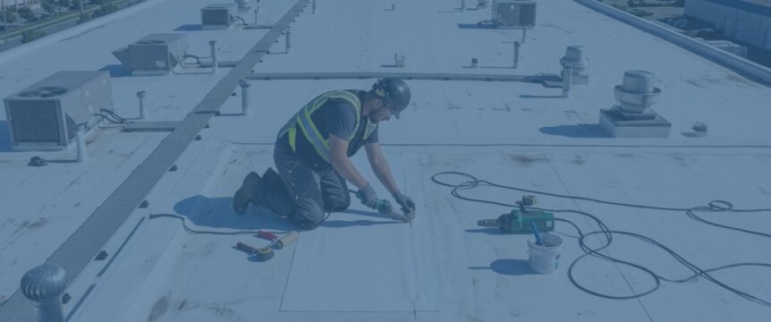 Commercial TPO Roof Repair South Houston