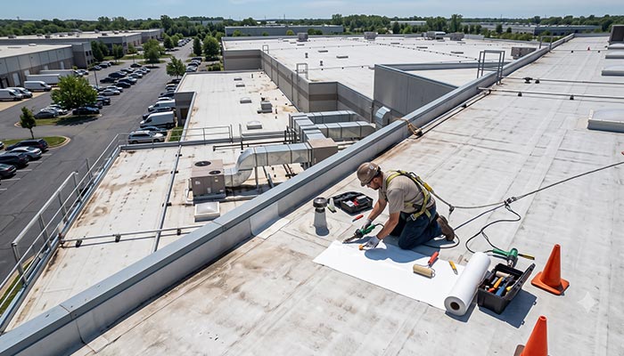 TPO Roof Repair in Houston