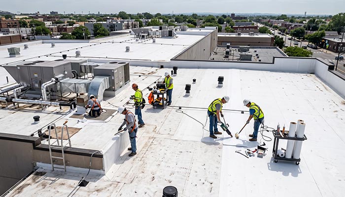 TPO Roofing in The Woodlands TX